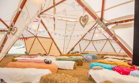 A wedding marquee from the wedding of Helena and Joel Haran 