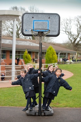 Children at Sidcot Quaker school.