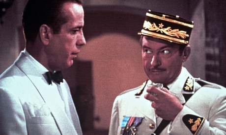 Casablanca's Captain Renault, played by Claud Rains, right, with Humphrey Bogart's Rick