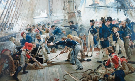 Orford Smith's lithograph of The Hero of the Trafalgar by William Heysbam Overend.
