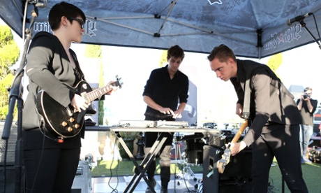 The XX perform in Hollywood