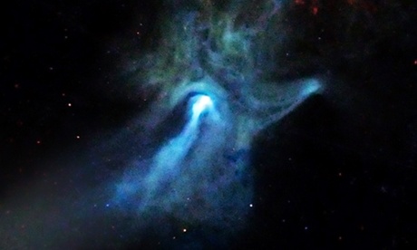 At the centre of this image is a very young and powerful pulsar.