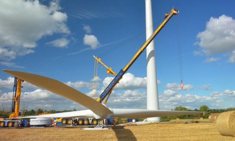 EWT wind turbine Manor Farm, UK