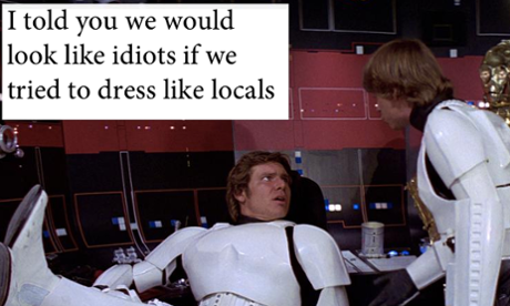 Luke Skywalker and Han Solo