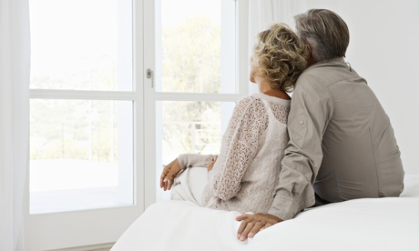 I am concerned about the effect a total hysterectomy may have on my sex life (posed by models).