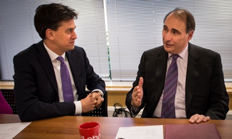 Ed Miliband with David Axelrod.