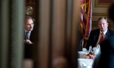 David Axelrod and Jim Messina, former colleagues going head-to-head in the UK general election.
