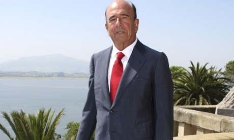 Santander’s late chairman Emilio Botín at his home in Spain in June 2008. Members of the family paid €200m (£150m) in back taxes to the Spanish government.