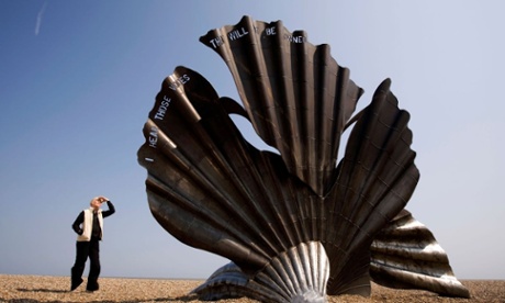 Maggi Hambling's sculpture Scallop, Aldeburgh
