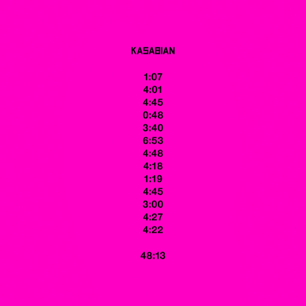 Kasabian's pink album cover