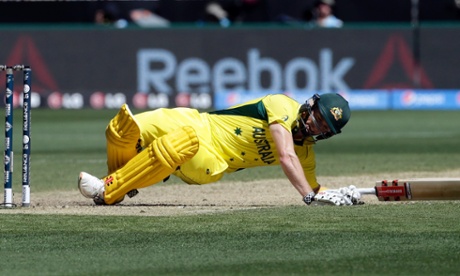 George Bailey throws himself into the task (   REUTERS/Hamish Blair)