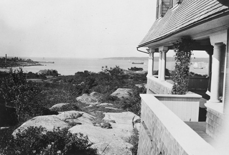 The view from the house.