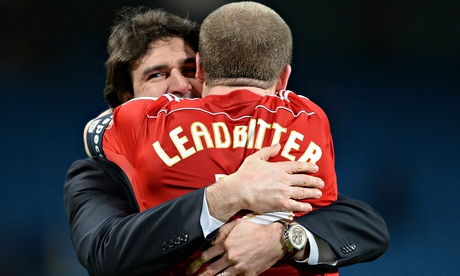 Aitor Karanka and Grant Leadbitter