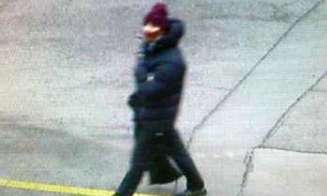 A photo issued by Danish police showing a suspect in the Copenhagen shooting