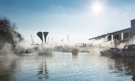 Fujiko Nakaya's Fog Bridge at IBT15.