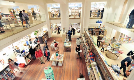 Inside new Foyles flagship store on Charing Cross Road, central London