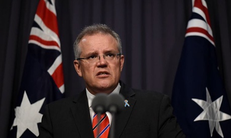 Scott Morrison flag