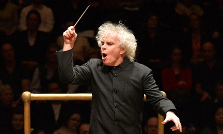 Simon Rattle conducts the Berliner Philharmoniker in London.