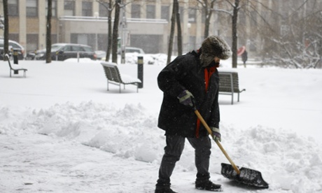 Bratislava city in snow