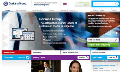 Gorkana: faces challenge from Roxhill Media