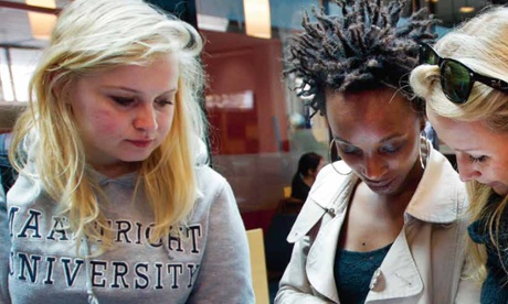 Students at Maastricht University.