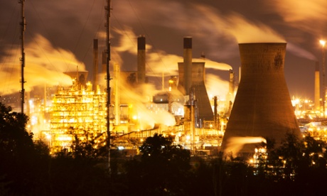 Grangemouth oil refinery and petrochemical plant