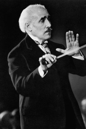Arturo Toscanini conducting.