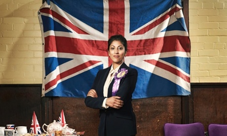 Priyanga Burford as Deepa Kaur, Ukip's newly elected fictional MP for Romford in Ukip: The First 100 Days.