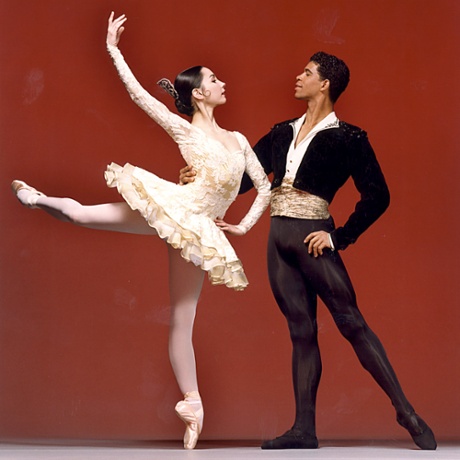 Tamara Rojo and Carlos Acosta in Don Quixote at the Royal Opera House, London in 2001.
