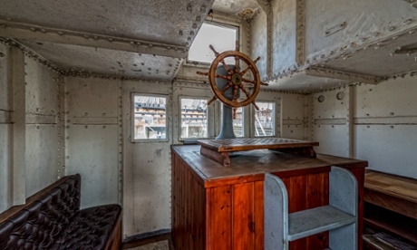 The main men’s mess, which is only about 20 sq metres, would have been home to at least 40 sailors.