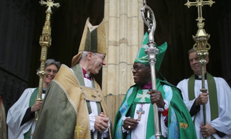 The Archbishop of York, John Sentamu, and the Archbishop of Canterbury, Justin Welby.