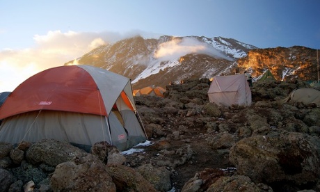 Camping on Kilimanjaro
