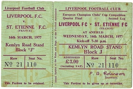 Liverpool ticket
