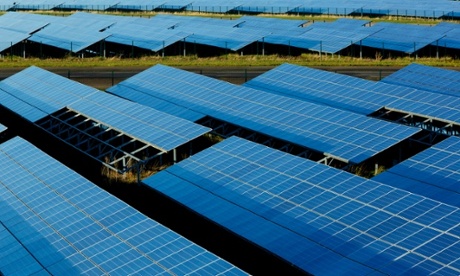 Lark Energy's Wymeswold Airfield, one of the UK's largest solar farms