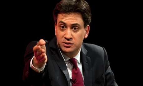 Miliband speaking at the Labour party conference in Swansea.