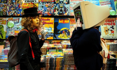 Comic Con enthusiasts attend the MCM Birmingham Comic Con at the NEC, Birmingham