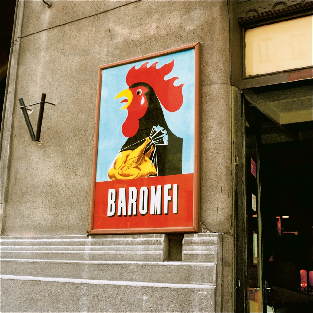 A poultry store in Budapest, 1988