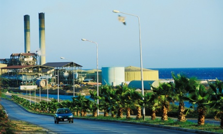 Desalination plant in Willemstad, Curacao