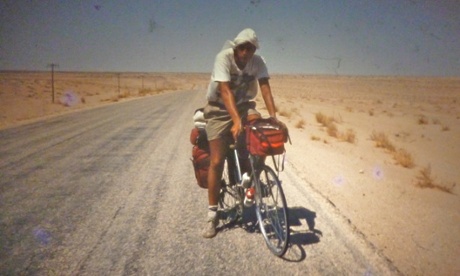 Trevor Ward on a cycle tour in the Sahara