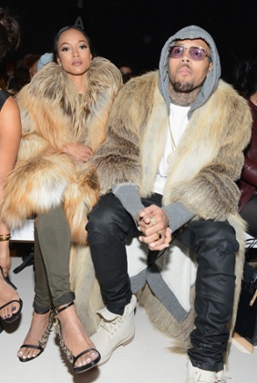 Karrueche Tran and Chris Brown