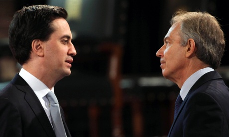 Tony Blair and Ed Miliband