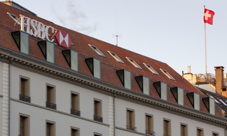 HSBC private bank headquarters in Geneva, Switzerland.