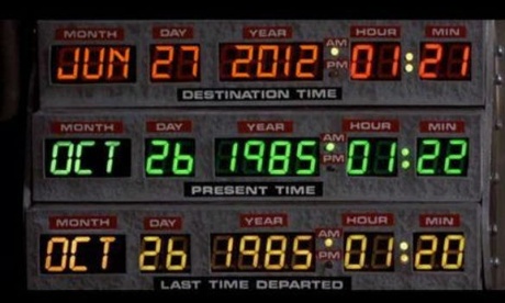 We won’t be going back to Back to the Future in the future.