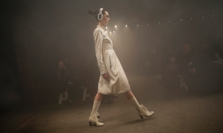 Models at Fashion Week 2015.