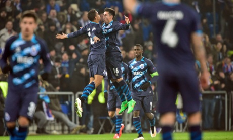 Boom! Danilo and Hector Herrera, right, celebrate Danilo's equalizer.
