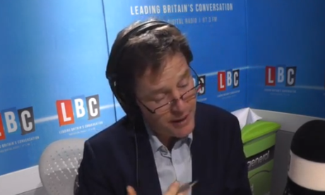 Nick Clegg on call Clegg