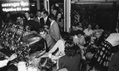 When coffee was cool … the Moka Bar in Soho in the 1950s.