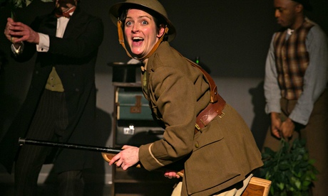 Emily Wachter as Vesta Tilley in Britain's Best Recruiting Sergeant