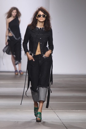 A model on the Marques' Almeida show