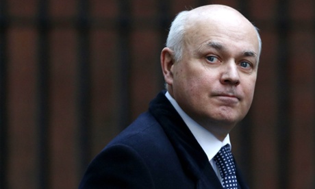 Britain's Secretary of State for Work and Pensions Iain Duncan Smith 